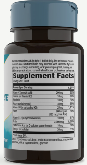Биотин Nature's Way Biotin Forte 3 mg 60 tabs Киев - изображение 4