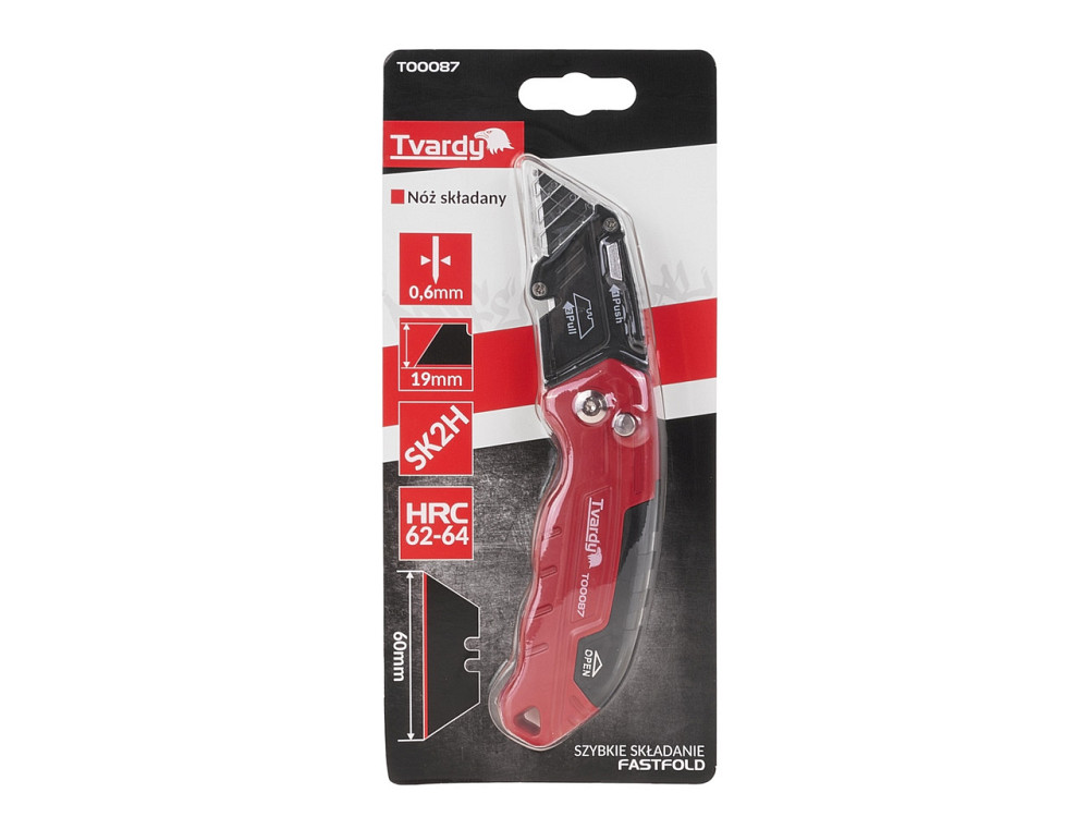 Ніж монтерський "Tvardy" на трапецієвидні леза складаний Киев - изображение 10