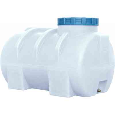Ємність для води Пласт Бак горизонтальна харчова 250 л біла (763) Вінниця