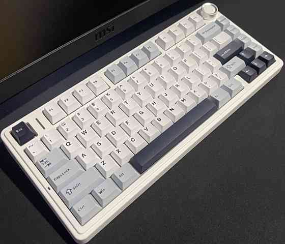 Ігрова Бездротова Клавіатура AULA F75 White - Blue Київ