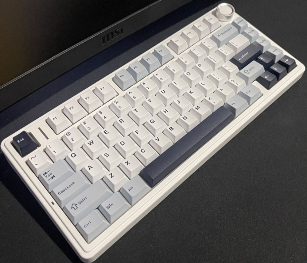 Игровая Безпроводная Клавиатура AULA F75 White -Blue Киев - изображение 4