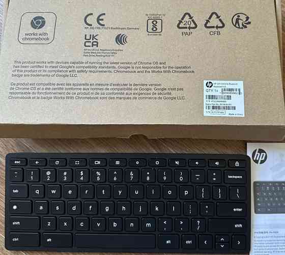 Беспроводная клавиатура HP 325 chrome bluetooth keyboard. Харьков