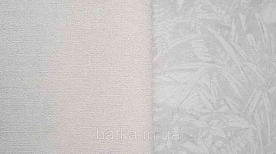 Шпалери вінілові на флізеліні AS creation Amber метрові однотонні структурні під тканину матові білі Київ