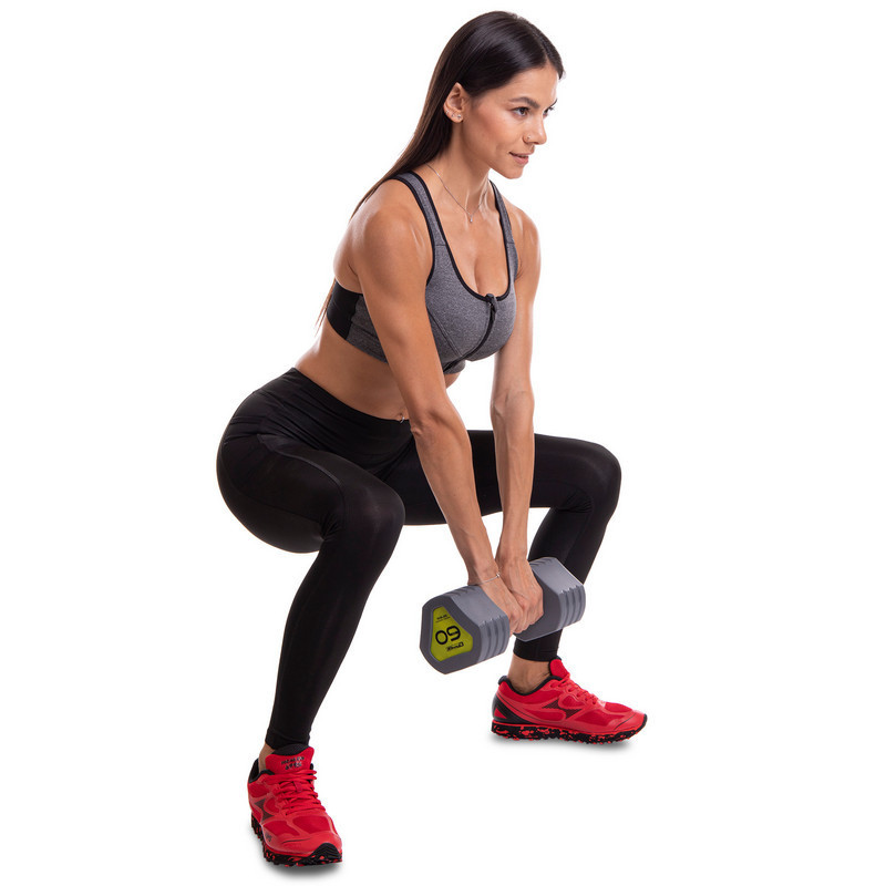 Гантель 9 кг покрытие TPU Zelart-2678-9 Киев - изображение 6