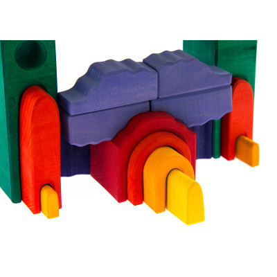 Конструктор Nic деревянный Все в замке зеленый (NIC523269) Винница - изображение 2