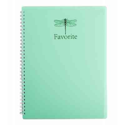 Тетрадь Buromax Favourite Pastel A4 80 листов, клетка пластиковая обложка Мя (BM.24452154-38) Винница