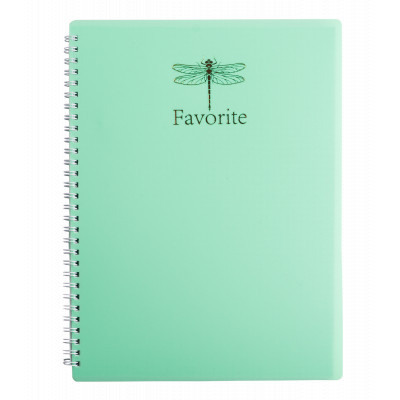 Тетрадь Buromax Favourite Pastel A4 80 листов, клетка пластиковая обложка Мя (BM.24452154-38) Винница - изображение 1