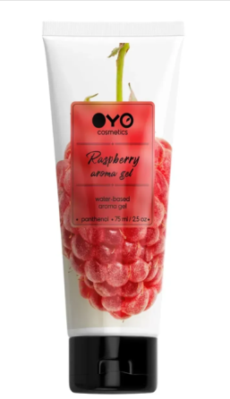 Універсальний ароматизований зволожуючий гель-лубрикант OYO - Raspberry aroma gel, 75 ml Sex Aura Київ