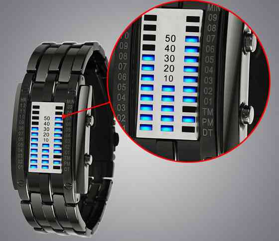 Уникальные бинарные мужские часы Skmei 0953 (Черные) Киев