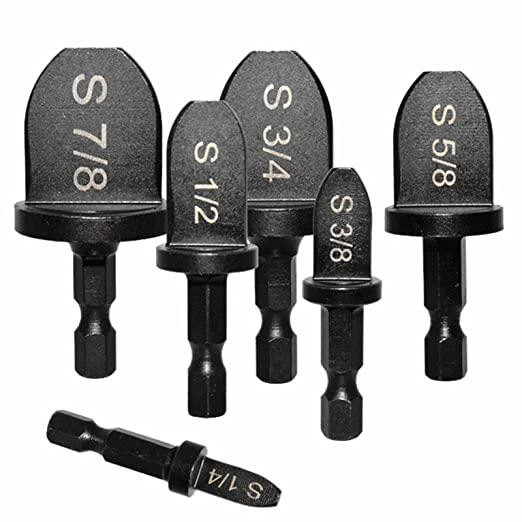 Набор расширителей медных труб 6 шт с фаской, для шуруповерта, развальцовка труб и трубок Киев - изображение 2