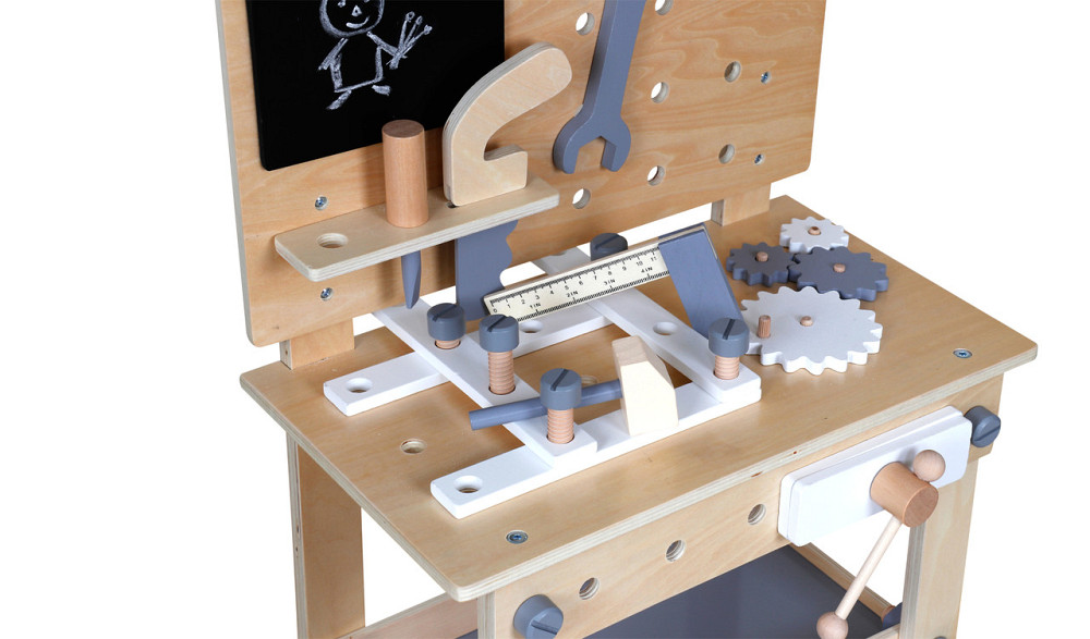Детский деревянный игровой верстак AVKO 076E (40003076) мастерская для детей Киев - изображение 5