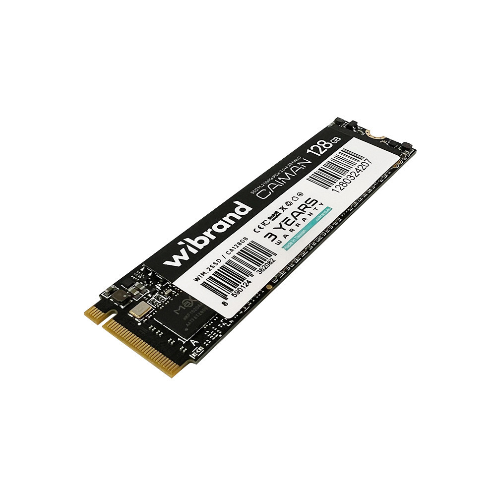 Накопичувач SSD M.2 Wibrand Caiman 128GB NVMe 2280 PCIe 3.0 3D NAND Київ - фото 5