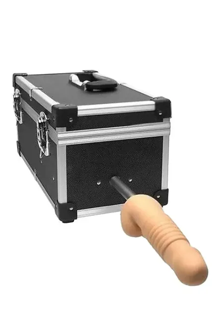 Портативна секс-машина Diva Tool Box у валізі, з пультом та трьома насадками Vac-U-Lock, чорна Sex Aura Київ - фото 3