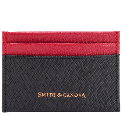 Кардхолдер Smith & Canova 26827 Devere Black-Red (26827 BLK-RED) Винница - изображение 1