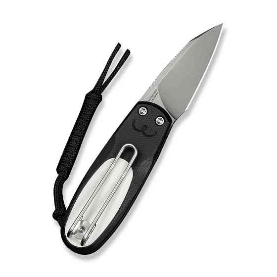 Ніж складаний кишеньковий Civivi Purr, (4.65 см) Nitro-V / G10 чорний/білий Киев