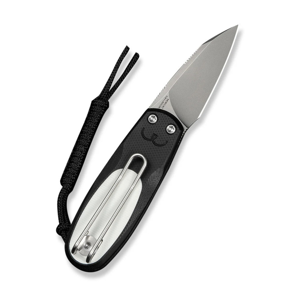 Ніж складаний кишеньковий Civivi Purr, (4.65 см) Nitro-V / G10 чорний/білий Киев - изображение 2