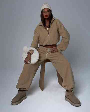 Женский уютный и теплый костюм из мягкой ткани «барашка» Одесса