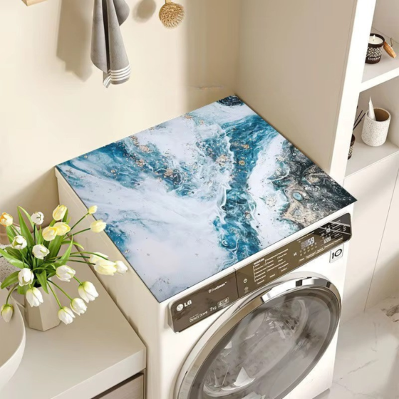 Килимок на пральну машину захисний для побутової техніки абсорбуючий, гумовий, пилозахисний, 60х60 см Кам'янець-Подільський