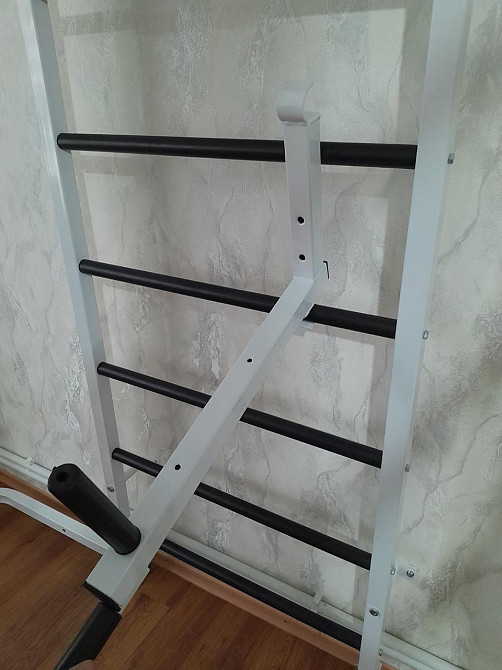 Шведська стінка Olimpic White спортивний дитячий куточок спорткомплекс з турником брусами для дітей тренажер Кам'янське - фото 10