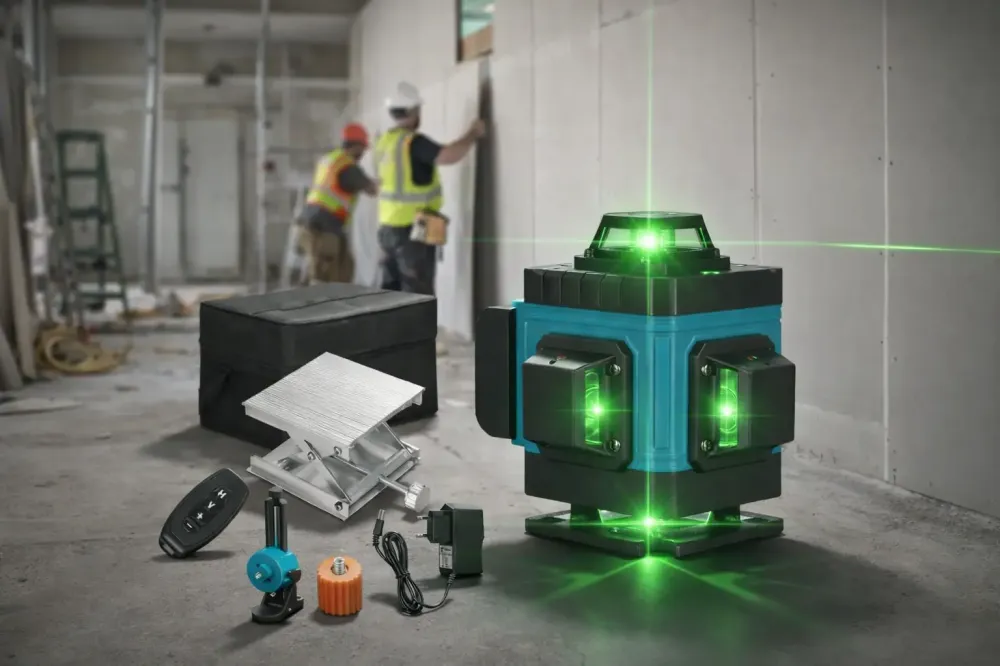 Лазерный 4D 16-линейный нивелир 24V 5Ah, самовыравнивающийся уровень для измерения сечения 16 лучей на 360 в сумке Коломыя - изображение 2