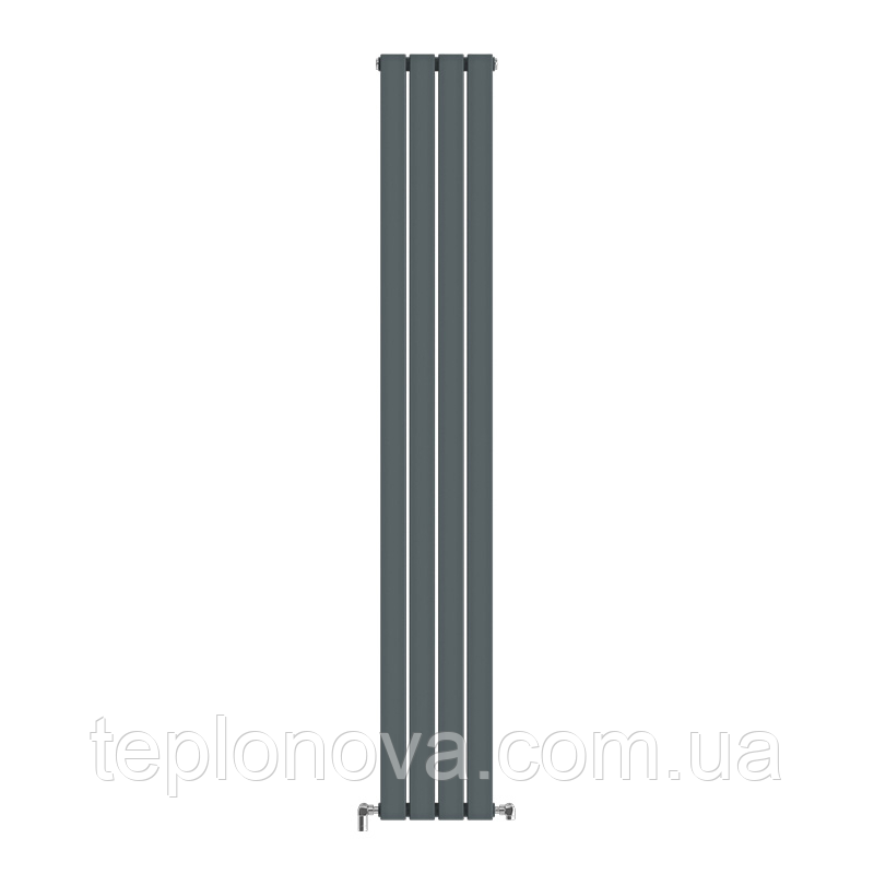 Дизайнерский радиатор 1800/272 (мм) антрацит IDEALE VITTORIA (боковое подключение) 12 4/1800/272 Черновцы - изображение 5
