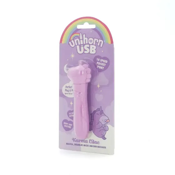 Вибратор-единорожка Unihorn USB Bullet – Karma Lilac, вибропуля, USB-зарядка, 10 режимов Львов