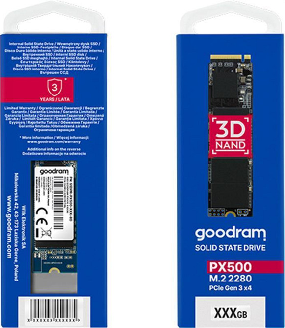 Накопичувач SSD 1 TB Goodram PX500 M.2 2280 PCIe 3.0 x4 NVMe 3D TLC (SSDPR-PX500-01T-80-G3) ( 80 х 22 х 3.5 мм Харьков - изображение 6