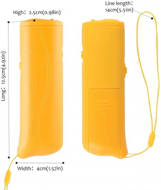 Мощный ультразвуковой отпугиватель собак AD-100 с фонариком защита от собак Киев - изображение 4