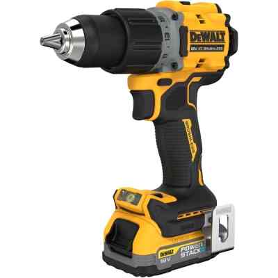 Шуруповерт DeWALT XR Li-Ion PowerStack 18V 2x1.7 Ач, 90 Нм, 0-650/0-2000 об/мин (DCD800E2T) Винница