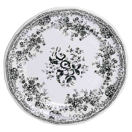 Yiwu Столовий набір посуду 32 предмети на 6 осіб Vintage Elegant порцеляновий Чорний YY78-7A Коломия