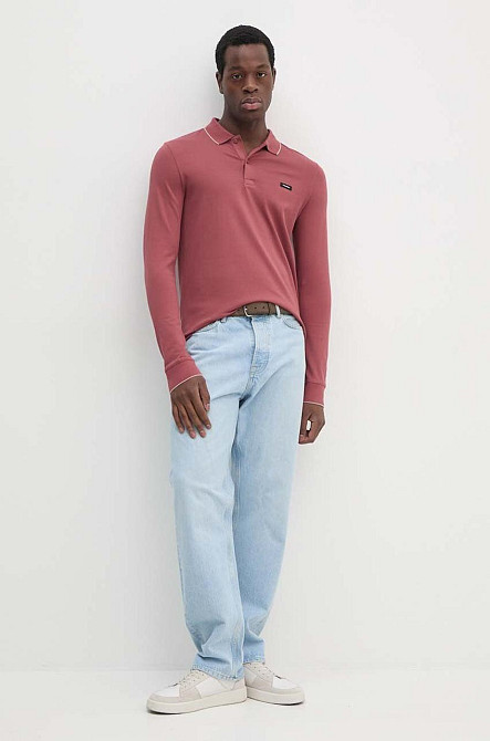 Мужской трикотажный лонгслив Calvin Klein (размер M) Винница - изображение 4