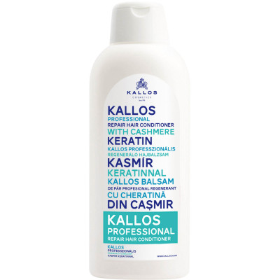 Кондиционер для волос Kallos Cosmetics Cashmere Keratin для профессионального восстановления 1000 мл (5998889508395) Винница - изображение 1