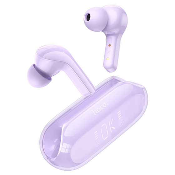 Бездротові навушники TWS HOCO EW39 Bright, ENC, Purple Київ