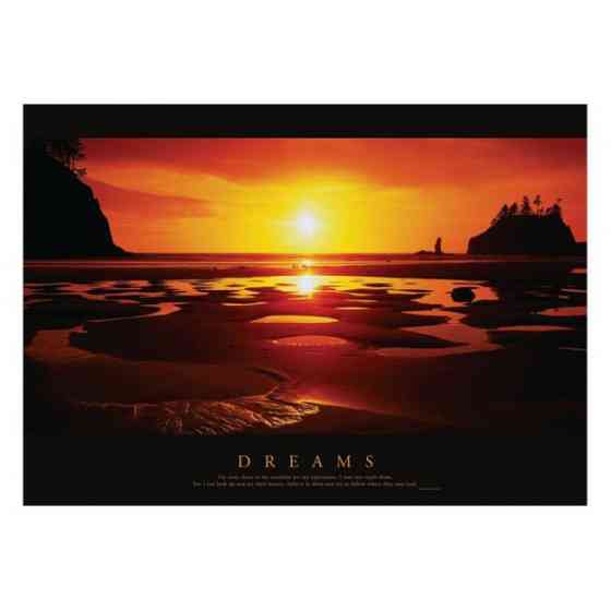 Постер "Dreams" 61 x 91,5 см Рівне