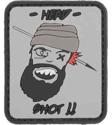 Шеврон 3D PVC на липучці "Head Shot!" GFC Tactical (GFT-30-015854-00) (Патч, Нашивка, емблема) Нововолинськ