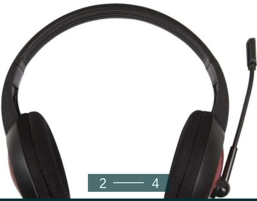 Гарнитура проводная Gemix HP-808MV Киев - изображение 3