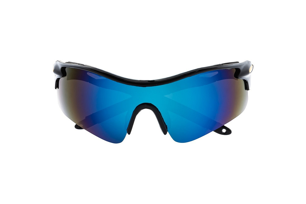MASTERTOOL Окуляри відкриті MASTERTOOL SPORTLINE BLUE MIRROR панорамна лінза напівоправа протик Коломия - фото 9
