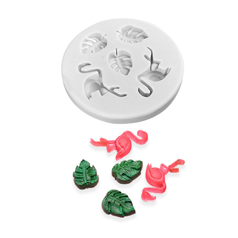 Молд силиконовый Фламинго 70 мм серый Киев - изображение 1