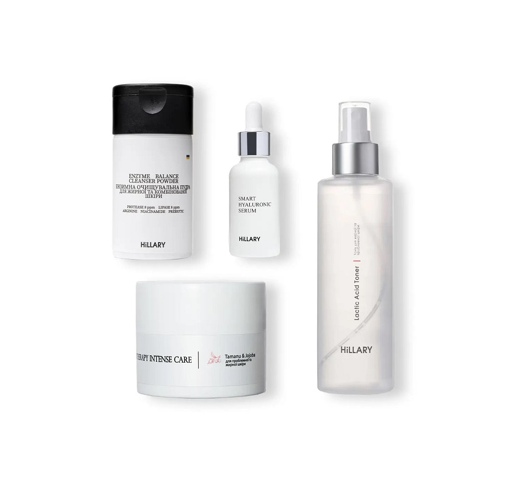 Набір для ранкового догляду за жирною шкірою обличчя Hillary Київ - фото 1