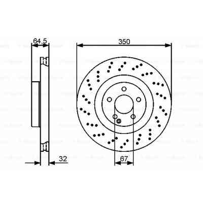 Гальмівний диск Bosch 0 986 479 412 Вінниця