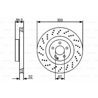 Тормозной диск Bosch 0 986 479 412 Винница - изображение 5