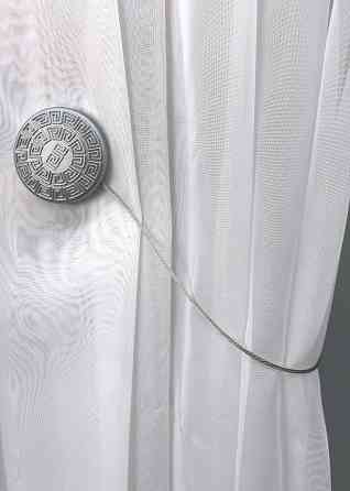 Магниты для штор и гардин Родос набор 2 шт Серебристый (81-125) Киев