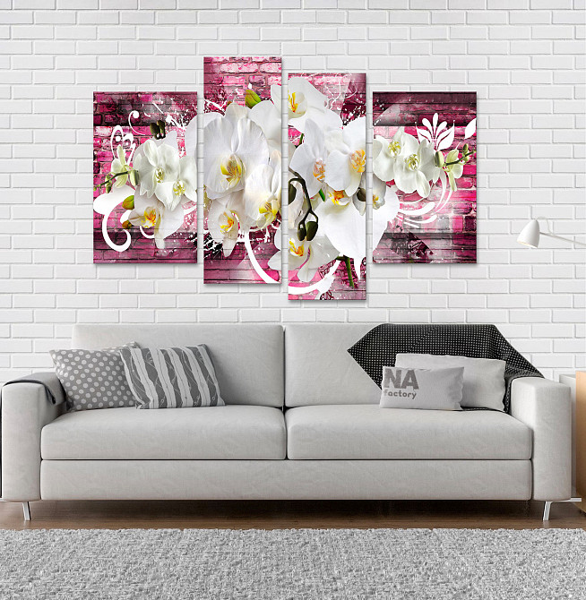Модульная картина Абстракция Орхидея Art-162_4 Киев - изображение 2