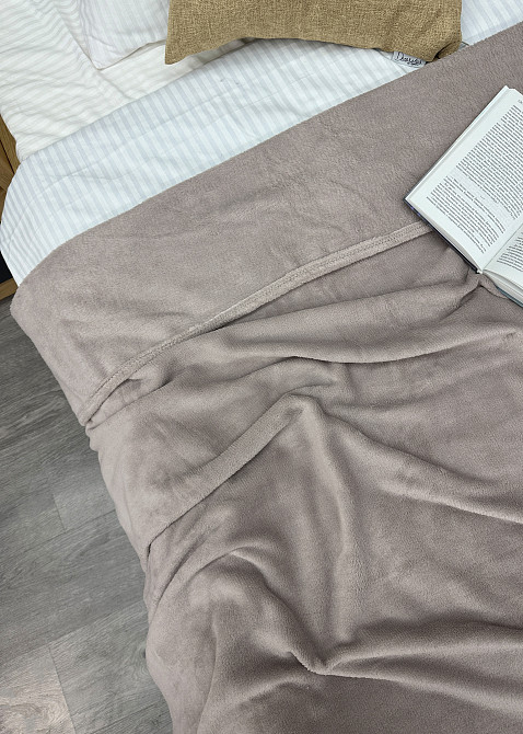 Плед-покривало 160х200 см (+-5см) Світле какао (87-041) Київ - фото 2