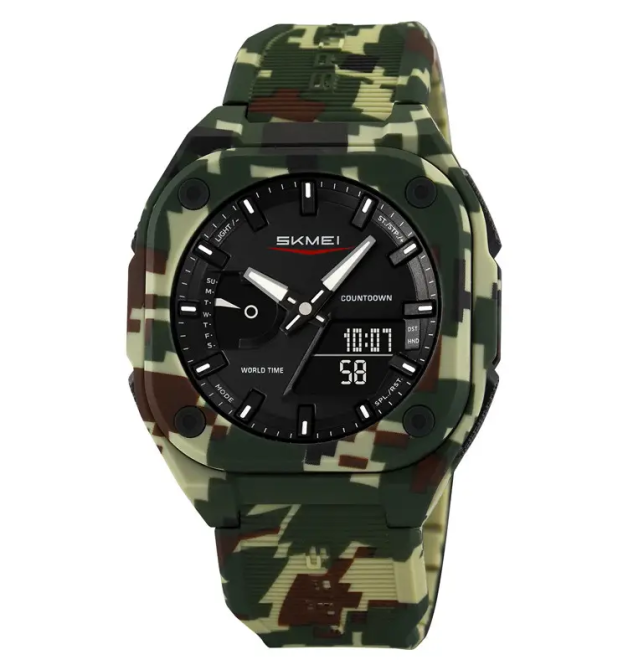 Годинник чоловічий наручний спортивний Skmei 2328 (Камуфляж) Вінниця - фото 1