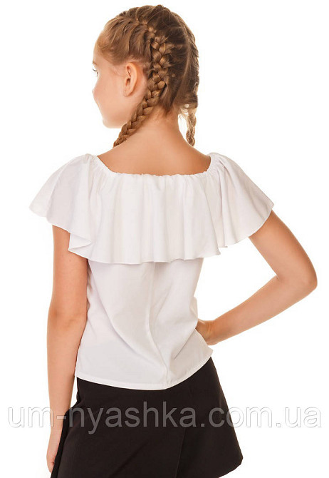 Школьная блузка короткий рукав р.134-146 Кривой Рог - изображение 5