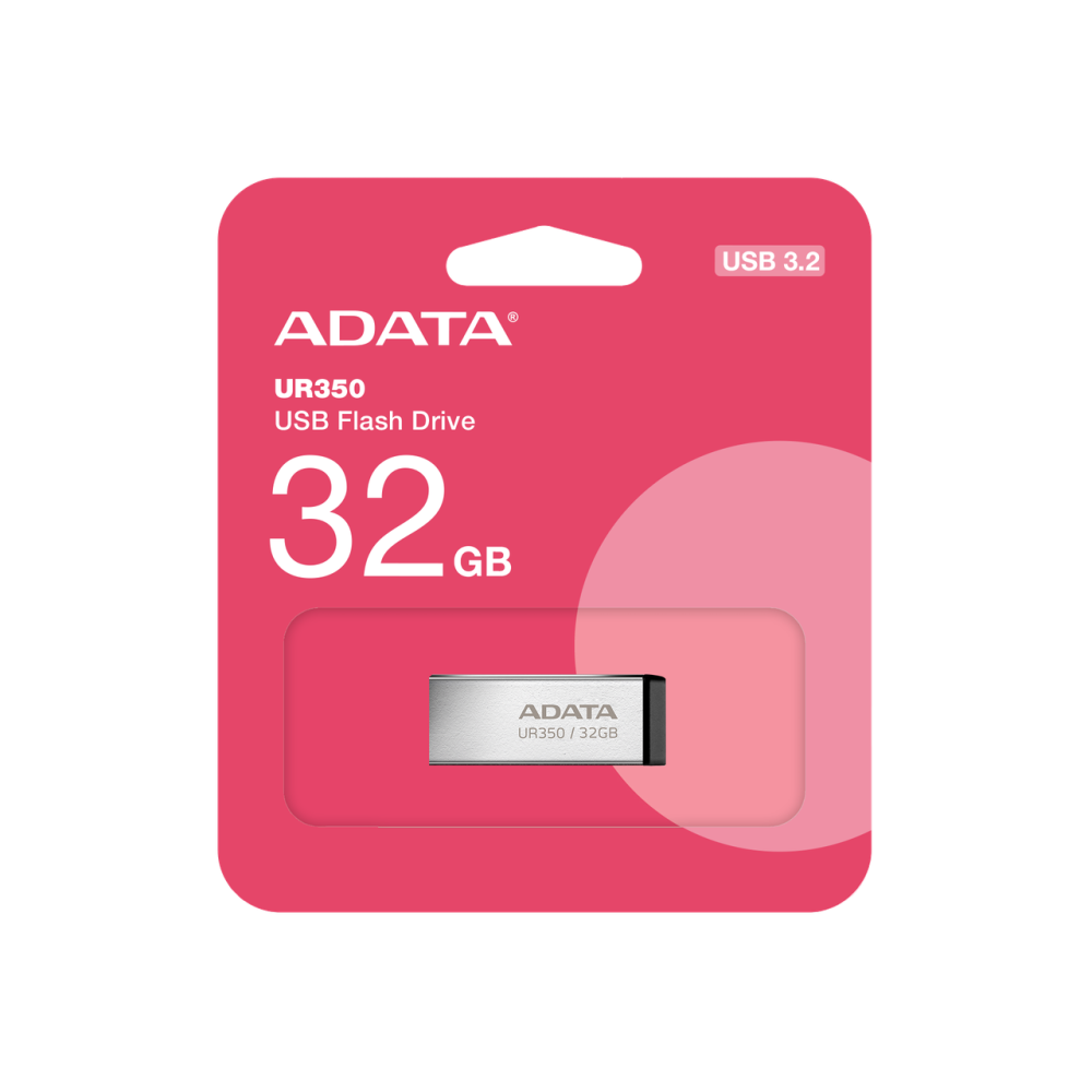 Флеш-накопитель ADATA USB 3.2 UR 350 32Gb Silver/Black Киев - изображение 7