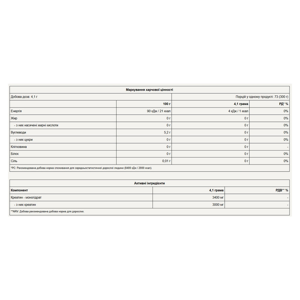Creatine Monohydrate - 300g Cherry Lime Киев - изображение 2