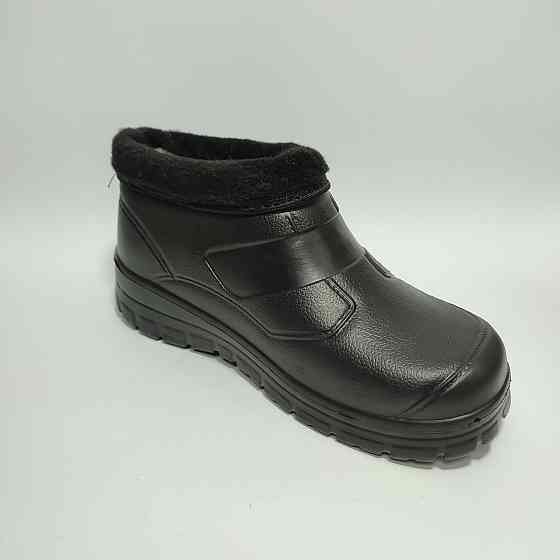 Калоші чоловічі Dreamstan ГП12 хутро чорні Харків