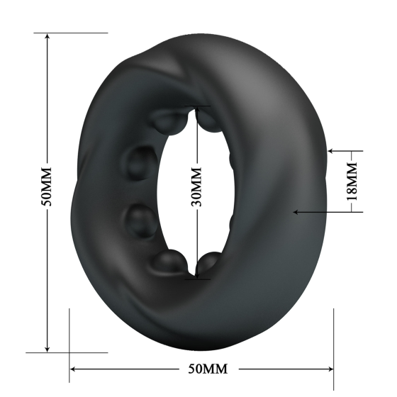 Эрекционное кольцо Crazy Bull №4 - DAQUEZ super soft silicone, BI-210354 Sex Aura Киев